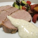 Grilled Pork Tenderloin with Greek Aioli