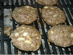 Burgers on the BBQ grill
