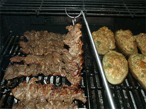 Barbecue Teriyaki Steak Kabob